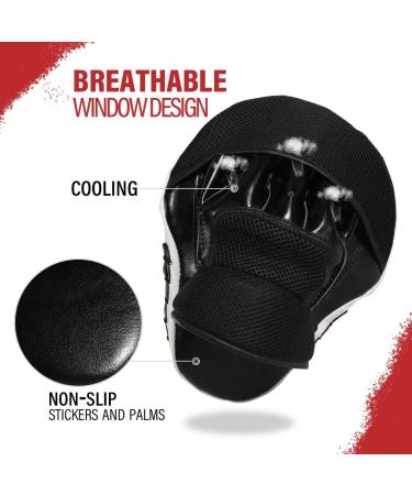 Punching Mitt Curved Boxing Pad for MMA Muay Thai Training - Single Hand Target for Dojo Sparring - Buy Online on SooperMarket.com