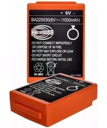 WELLVEUS 3 Pack BA225030 Battery for HBC Radiomatic - 6V 1500mAh International Shipping Available - Buy Online on SooperMarket.com