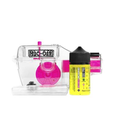 Muc Off X-3 Dirty Chain Machine - Bicycle Chain Cleaning Device for A Deep and Effective Clean - Includes 75ml Bio Drivetrain Cleaner Bottle