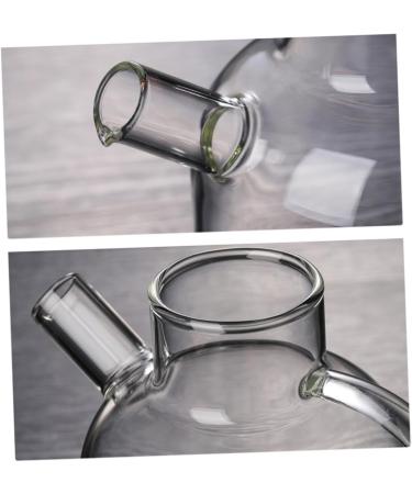 HOMSFOU Glass Terrarium Glass Oil Bottles Oil Pourer Vinegar Dispenser Cruet Bottle Glass Containers with Lids Olive Oil Cruet Seasoning Shakers with Lids Cooking Oil With Cover medium As Shown - Buy Online on SooperMarket.com