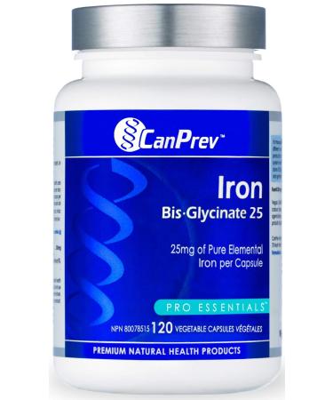 CanPrev Iron Bis-Glycinate 25 | 120 VegCaps