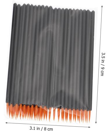 MUSISALY 100pcs Disposable Eyeliner Brush Cosmetic Eye Brush Eye Makeup Brush Makeup Eyeliner Wand Makeup Eyeliner Brush Eye Tool Brush Mini Eyeliner Brush Eyeliner Fiber Brush 9x6.5cm As Shown - Buy Online on SooperMarket.com