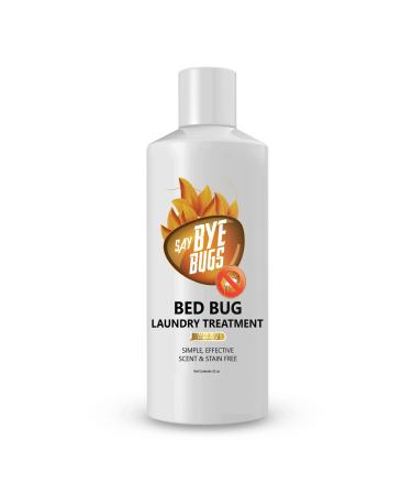 Bed Bug Killer Laundry Detergent by Say Bye Bugs (1x 32oz). Kills on Contact. Non-Toxic Formula Safe for Family and Pets. Leaves No Odor No Stains. Simple - Shake & Pour System. Made in the USA.
