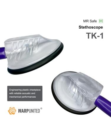 TK-1 Professional MR Safe Stethoscope - Dual-Frequency in Maya Blue | International Shipping Available - Buy Online on SooperMarket.com