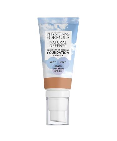 Physicians Formula Natural Defense Foundation SPF 30 Light to Medium 1 fl oz (30 ml)