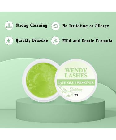 Wendy Lash Remover for Extensions | Mild Non-Irritating Eyelash Glue Remover - Strong Cleaning (Cantaloupe 10g) - International Shipping Available - Buy Online on SooperMarket.com