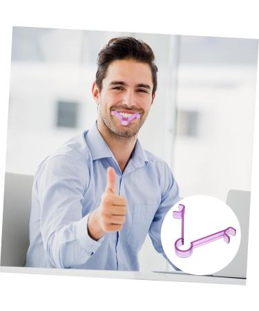 BELLIFFY Lip Muscle Trainer Lips Lips Trainer Mouth Trainer Face Exerciser Mouth Muscle Tightener Lip Exerciser Mouth Tightener Lips Muscle Exerciser Lips Shaper 9.30X7.70X1.50CM Purple - Buy Online on SooperMarket.com