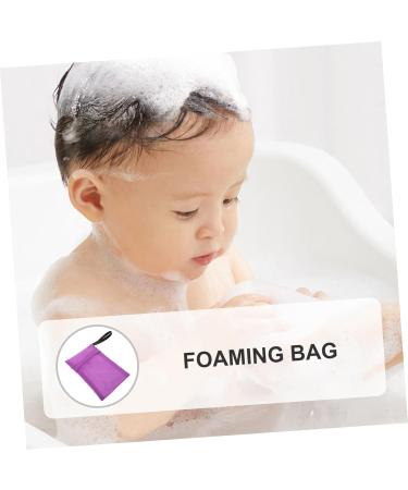FOMIYES Bath Bag Shampoo Soap Nylon Net Bag Purple Thicken - Buy Online on SooperMarket.com