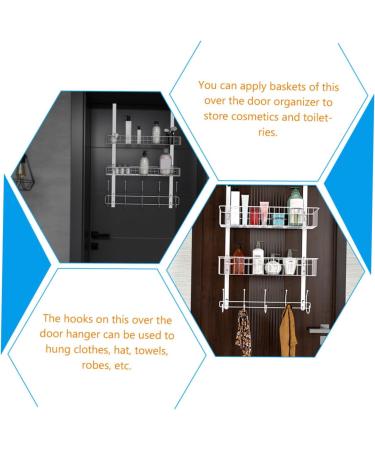 CIYODO Door Hook Towel Rack Coat Hangers Door Hanger Wall Door Organizer On The Door Clothes Hook Office - Buy Online on SooperMarket.com