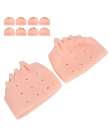 Bunion Corrector 5 Holes Hallux Valgus Corrector High Elasticity SEBS Foot Toe Straightener (Bright Complexion)