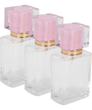 Verdant Touch Perfume Refillable Bottle Glass Perfume Bottle 50ml Refillable Spray Atomizer Container Transparent Pink Liquid Empty - Buy Online on SooperMarket.com