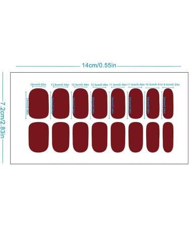 Shichangda Semi Cured Gel Nail Strips - Peel And Stick Nail Wraps Semi-Cured Gel Nail Strips Long Lasting Gloss Nail Strips Easy To Apply And Remove Gel Nail Stickers Cs032 - Buy Online on SooperMarket.com