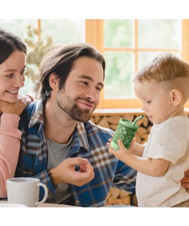 Vicloon Silicone Snabure Cup for Babies | Leak-Proof Dishwasher-Safe Green Beak Cup with Lid & Straw - Ideal for Children 1-3 Years - Buy Online on SooperMarket.com