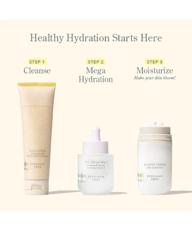 Beekman 1802 Oh! Mega Milk Facial Oil - Niacinamide & Vitamin C - Hydrating & Barrier Boosting - Fragrance Free - Cruelty Free - 0.5 Fl Oz - Buy Online on SooperMarket.com