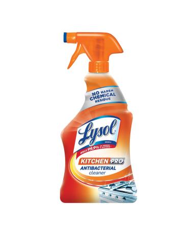 Lysol Kitchen Pro Antibacterial Cleaner Trigger, Orange , 22 oz