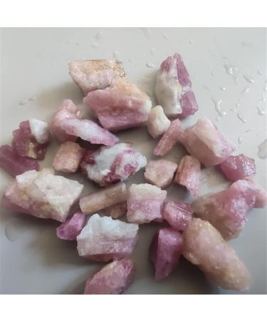 100g 50g Natural Brazilian Rubellite Red Tourmaline Rought Stone Rubellite Stones Crystal Specimens Decoration Stone Gift (Color : 100g Size : 2-5mm) 2-5mm 100g - Buy Online on SooperMarket.com
