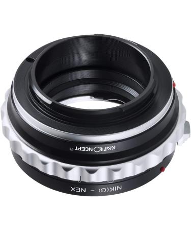 K&F Concept Nikon G to Sony E-Mount Lens Mount Adapter for Alpha A7 A6000 A6300 A6500 - NIK(G)-NEX Compatible - Buy Online on SooperMarket.com