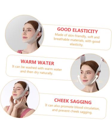 minkissy 1pc Thin Belt Facial Slimming V Lift Belt Chin Slimming Strap V Line Belt Strap Belt Beauty Silica Gel Cheek Woman The - Buy Online on SooperMarket.com