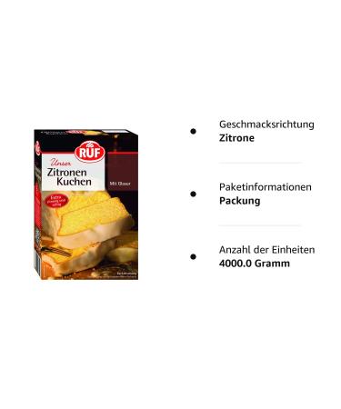 Buy Call Lemon Cake Mix - Fruity Fresh Baking with Lemon Aroma | 8 Pack (500g each) - Perfect for Delicious Stirring Cakes! - Buy Online on SooperMarket.com