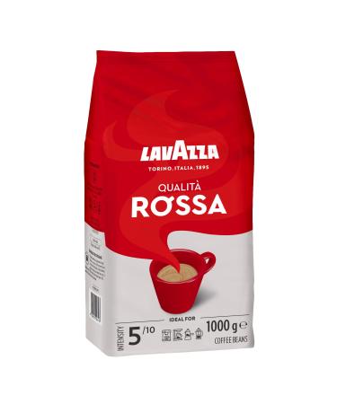 Lavazza Qualit Rossa Coffee Beans 1000g caffe 1 kg (1 pack)