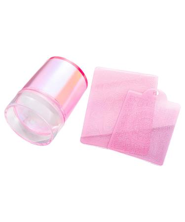 Wirlsweal Nail Art Stamp Set - Trendy Elastic & Soft Textured Nail Tool for Women | Easy to Clean Nail Stamps - Buy Online on SooperMarket.com