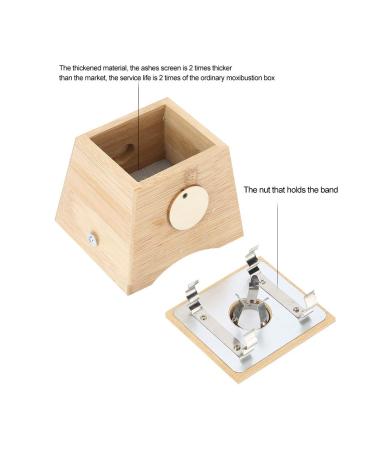 Moxibustion Box - Bamboo Moxibustion Burner & Moxa Roller Stick Holder | International Shipping - Buy Online on SooperMarket.com