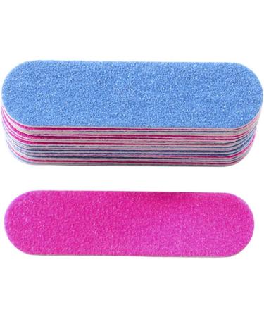 Dajidafu 100 Pieces Sandpaper Nail File Lightweight Wear-resistant Double Sided Crystal Polishing File Cosmetic Pedicure Manicure - Buy Online on SooperMarket.com