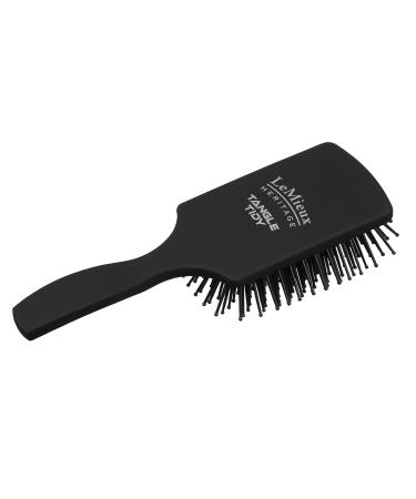 LeMieux Heritage Tangle Tidy Horse Manes & Tails Grooming Brush in Black with Flexible Toggles and Ergonomic Handle - One Size