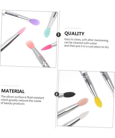 MUSISALY 10pcs Eye Shadow Brush Makeup Accessories Eye Smudge Brush Makeup Brush Face Wand Plastic Handle - Buy Online on SooperMarket.com