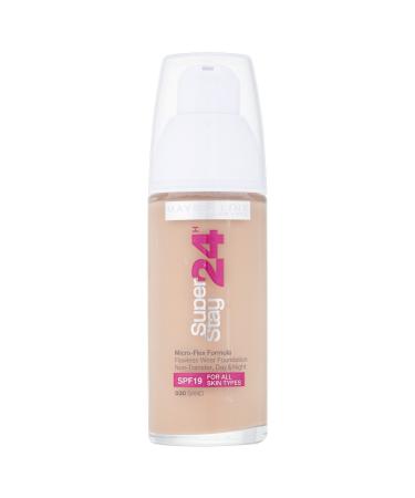 Maybelline SuperStay24H Liquid Foundation 030 Sand 30ml - Long-lasting Coverage - Buy Online on SooperMarket.com