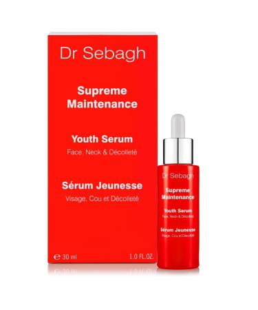 Dr Sebagh Supr me Maintenance Youth Serum AWARD WINNER - Anti Aging Serum - Hydrating Collagen Atioxidant Silk Serum Face - Youth Renewal Firming Serum for Dark Spots on Face & Neck (1 fl. Oz.)