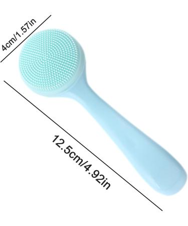 Neamou Silicone Face Scrubber | Silicone Manual Facial Cleansing Brush - Manual Facial Cleansing Brush Skin Friendly Waterproof Face Cleaning Scrubber Blue - Buy Online on SooperMarket.com