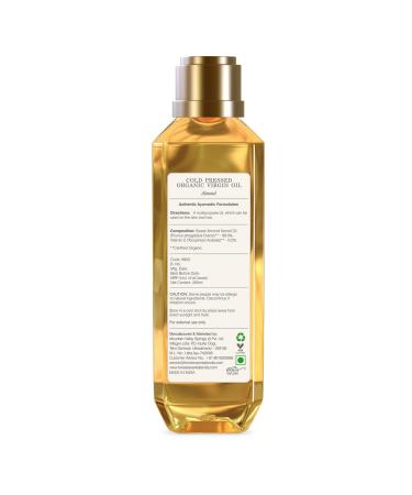 Buy Forest Essentials Organic Cold Pressed Virgin Almond Oil - 200ml | Premium Natural Skincare for All Skin Types - International Shipping Available - Buy Online on SooperMarket.com