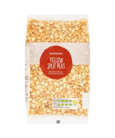 Morrisons Wholefoods Dried Yellow Split Peas 500g