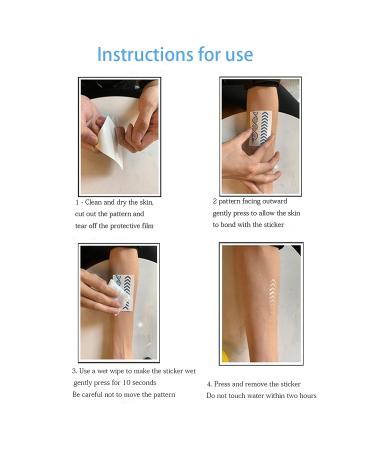 2 Week Flower Semi Permanent Tattoos for Women - 8 Large Sheets & Long-Lasting Juice Upgrade - Realistic Temporary Tattoo Stickers - Set of 10 Sheets - Buy Online on SooperMarket.com