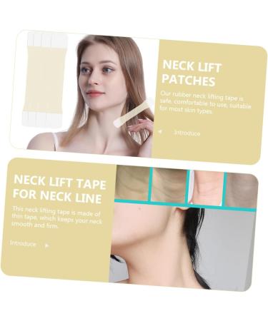 PLAFOPE 8 Pcs Neck Lift Stickers Makeup Neck Tape Anti-aging Neck Tape Invisible Face Tape Jowls Tape Rubber - Buy Online on SooperMarket.com