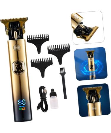 Mikinona Hair Cutting Trimmer 1 Set Hair Clipper Cordless Hair Trimmer Hair Cutting Tool Trimmer Electric Barber Hair Grooming Clipper Nose Hair Scissors Digital Display Man Titanium Alloy - Buy Online on SooperMarket.com