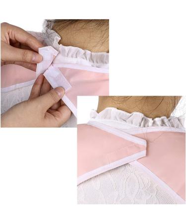 JuxYes Pack of 4 Waterproof Adult Bibs with Crumb Catcher - Washable Eating Care Bibs Reusable Terry Clothing Protectors Bibs for Elderly Seniors - Buy Online on SooperMarket.com
