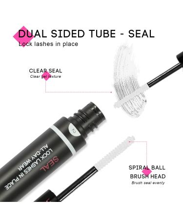 Buy Lash Bond and Seal 10ml - Super Strong Hold Eyelash Extension Glue & Seal for DIY - Waterproof Lasts 48-72 Hours - Buy Online on SooperMarket.com