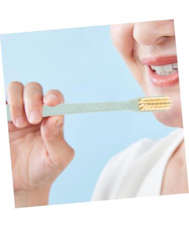 KOMBIUDA Manual Toothbrush Set - 4 Soft Plastic Brushes for Adults & Travel Includes Tongue Brush - Optimal Oral Care - Buy Online on SooperMarket.com