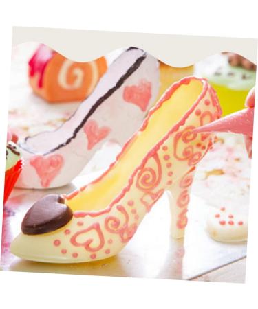 Durable Chocolate Mold Cookie Molds Green Product Mold High-Heeled Shoes Mold High Heel Mold Dishwasher Safe Sheos Mold Chocolate Shoes Mould Baking White 3D Mini Tool medium White - Buy Online on SooperMarket.com