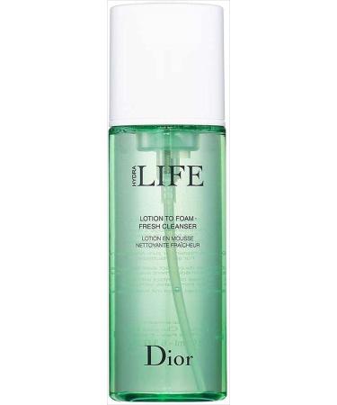 Dior Christian Hydra Life Lotion To Foam Fresh Cleanser for Women  Unscented  6.3 Fl Oz