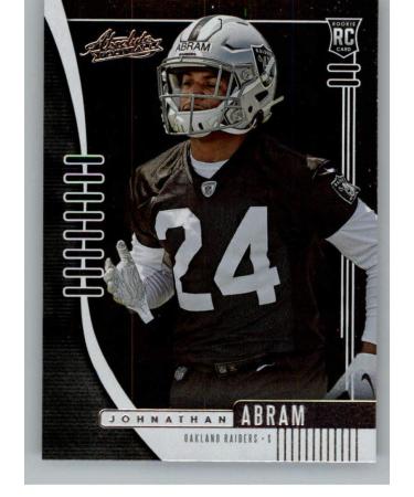 2019 Absolute #182 Johnathan Abram RC Rookie Oakland Raiders NFL Football Trading Card