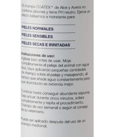 Vetplus Coatex Aloe and Oatmeal Shampoo - 500 ml - Buy Online on SooperMarket.com