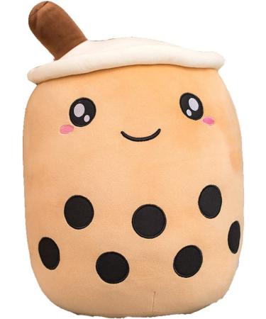 AMOZO Cute Cartoon Boba Milk Tea Soft Plush Doll 35cm - Giant Bubble Plushie Stuffed Tea Cup Pillow - Coffee Theme - Perfect Gift Toy - Buy Online on SooperMarket.com