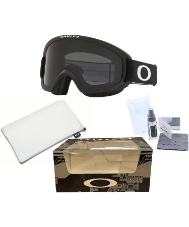 Oakley O-Frame 2.0 PRO Ski Goggles For Men & Women + iWear Eyewear Kit - Matte Black/Dark Gray - Buy Online on SooperMarket.com