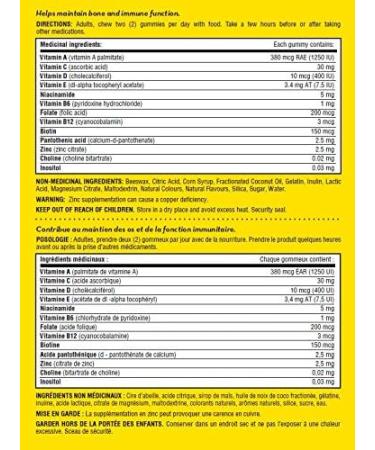 Nature's Bounty Adult Multivitamin Helps Maintain Bones and Immune Function 150 Gummies SUPPLEMENT - Buy Online on SooperMarket.com