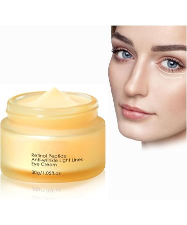 Retinol Eye Cream Retinol Peptide Anti Wrinkle Eye Cream Anti Aging Eye Cream for Dark Circles and Puffy Eyes Under Eye Cream for Women/Men Skincare Fine Lines Improve Skin Tone 30g - Buy Online on SooperMarket.com