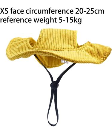 Folpus Outdoor Puppy Sun Hat - Breathable Summer Dog Cap for All Sizes - XS Yellow Pet Egg Hat for Sporty Dogs - Buy Online on SooperMarket.com