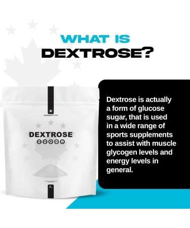 Canadian Protein Dextrose Powder | 2 kg of Workout Boosting Great Tasting Sugar Substitute for Quick Muscle Recovery Fast Absorbing Carbohydrate Post-Workout Shake 2 kg (Pack of 1) - Buy Online on SooperMarket.com